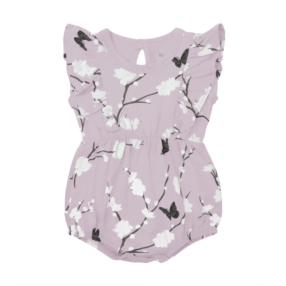 NWT Kyte Baby Bubble Romper 2T Cherry Blossom + Dusty Rose or Sakura Match
